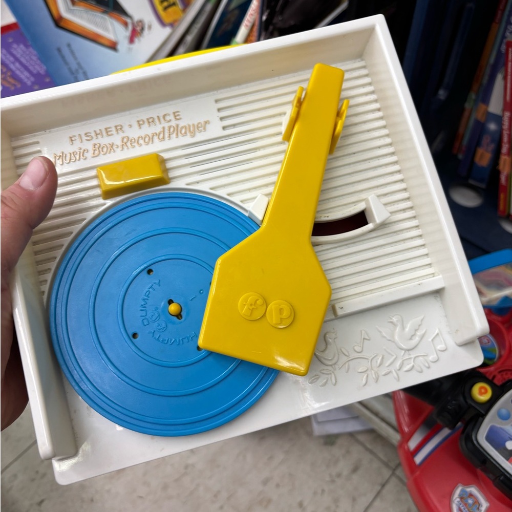 Vintage Fisher-Price Music Box Record Player - Picture 2 of 3